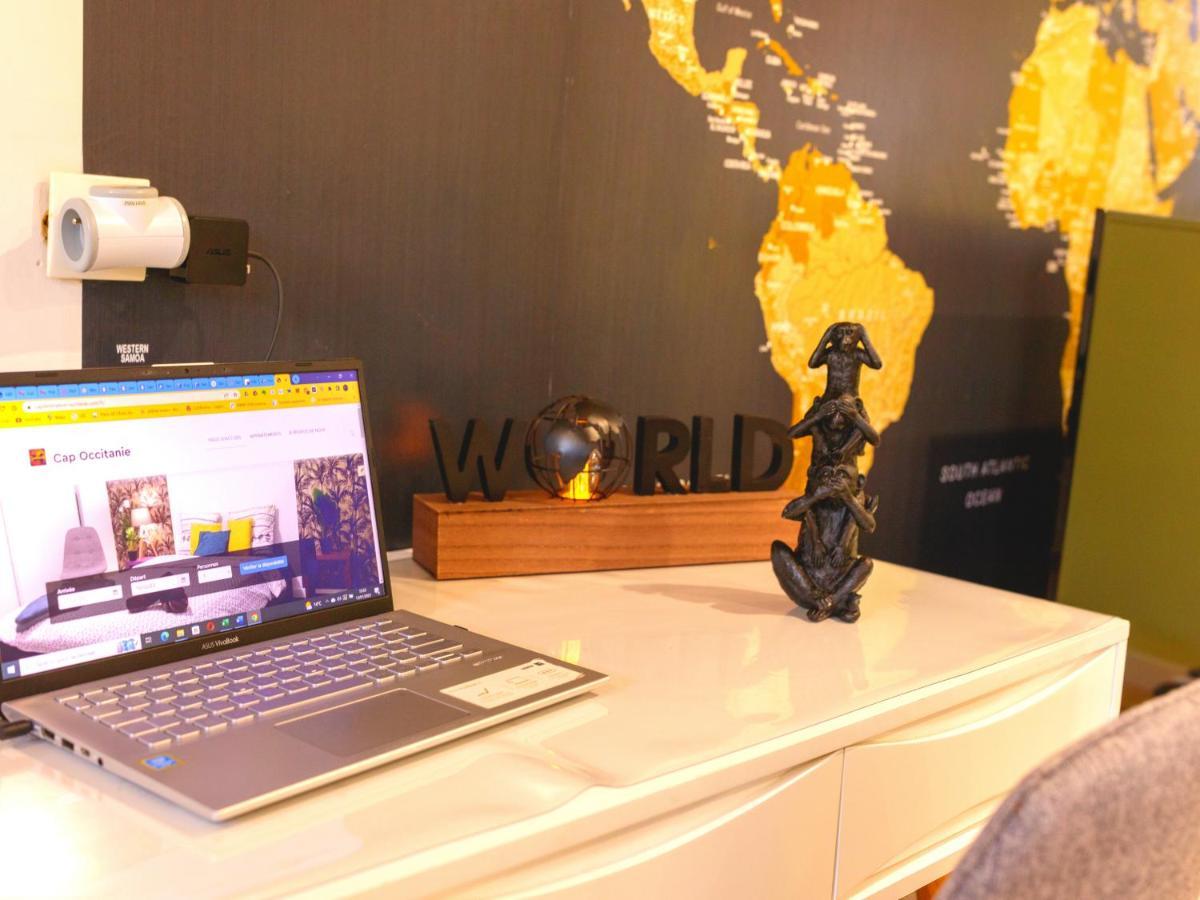 Le Concorde-Wifi-Clim-Parking-3Etoiles-Ockeys Apartment Bram ภายนอก รูปภาพ