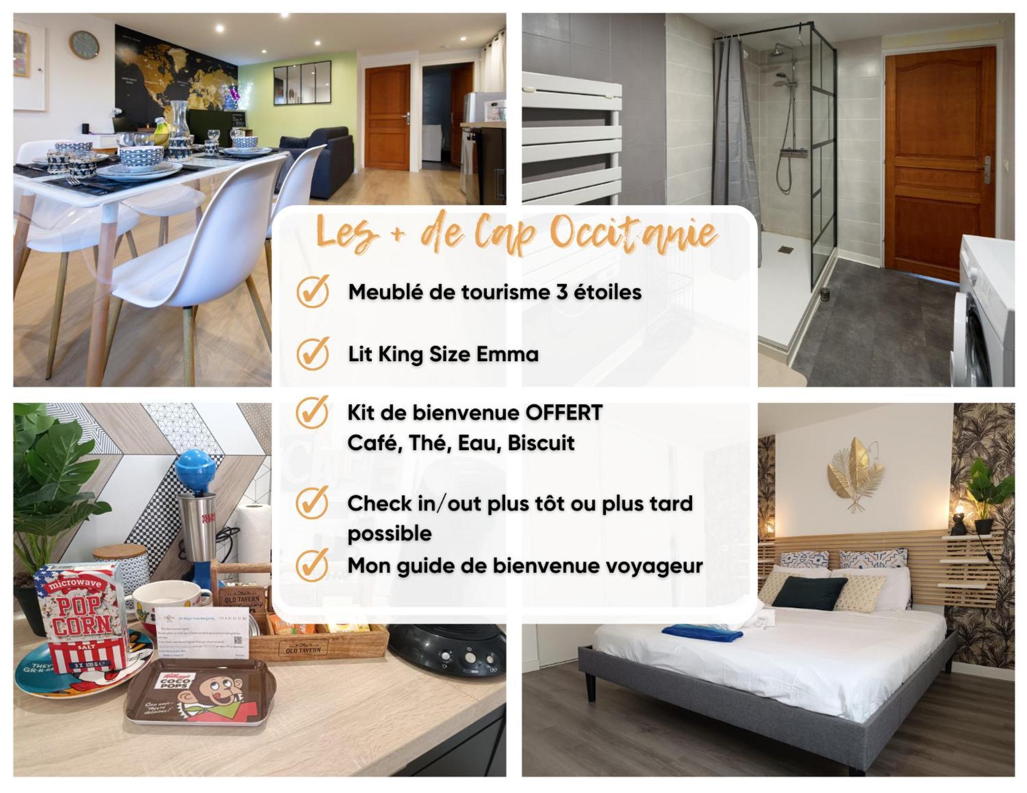 Le Concorde-Wifi-Clim-Parking-3Etoiles-Ockeys Apartment Bram ภายนอก รูปภาพ